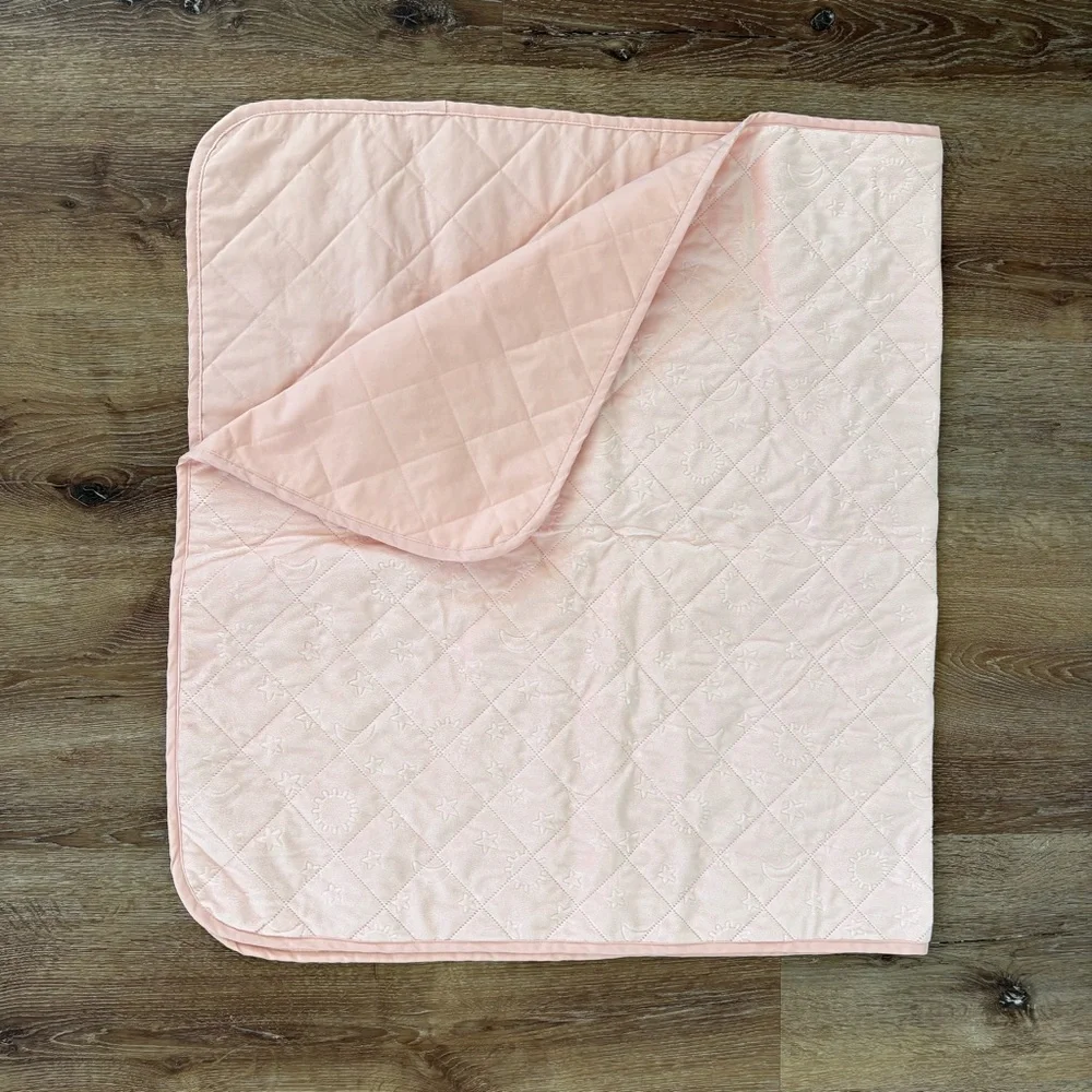 NWOT Pillowfort Waterproof Sleep Anywhere Mat for Potty Training Kids in Pink